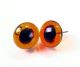 Glass eyes brown