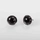 Twinkle glass eyes black/silver