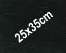 320-105L High pile mini Fabric black patch ± 25 x 35cm