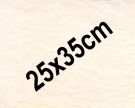 320-108L High pile mini Fabric patch ± 25 x 35cm